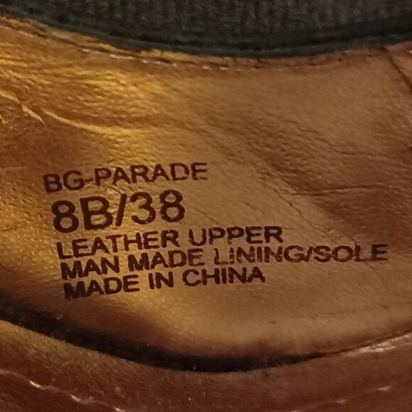 BCBGeneration Parade Platform Pump black leather stilettos, size 8 / 38 - Picture 10 of 15